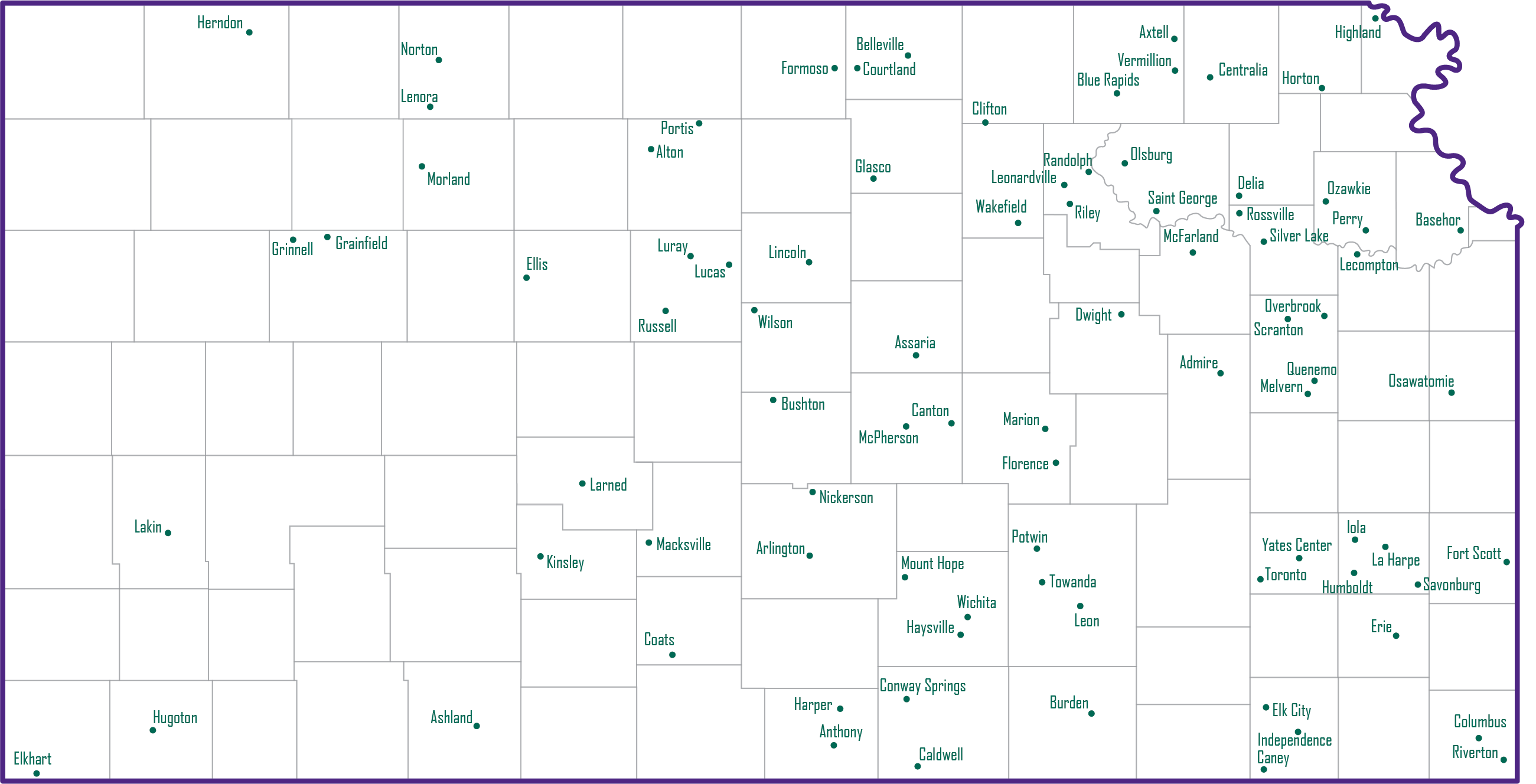 Current Participating Community Map