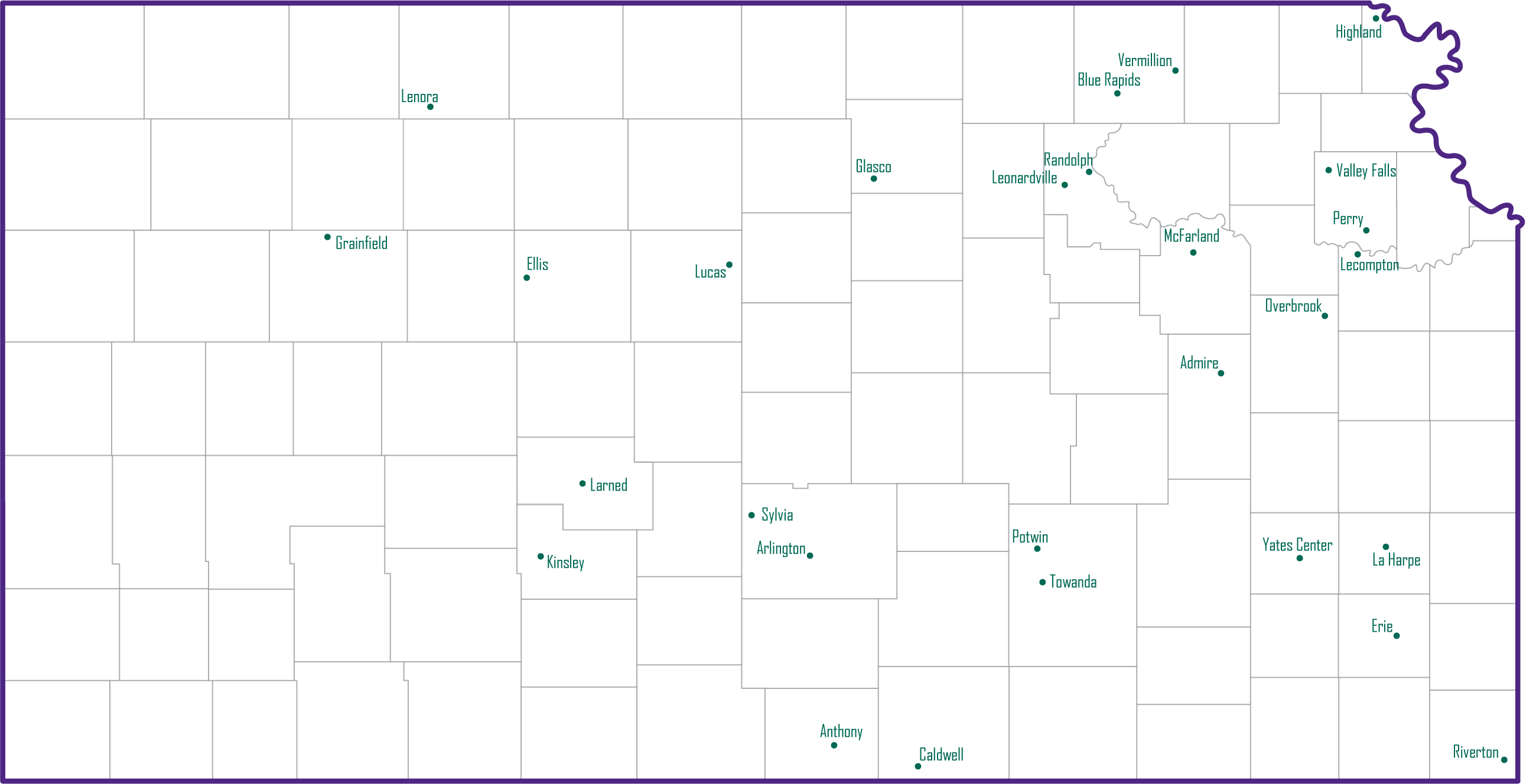 Current KCE Community Map