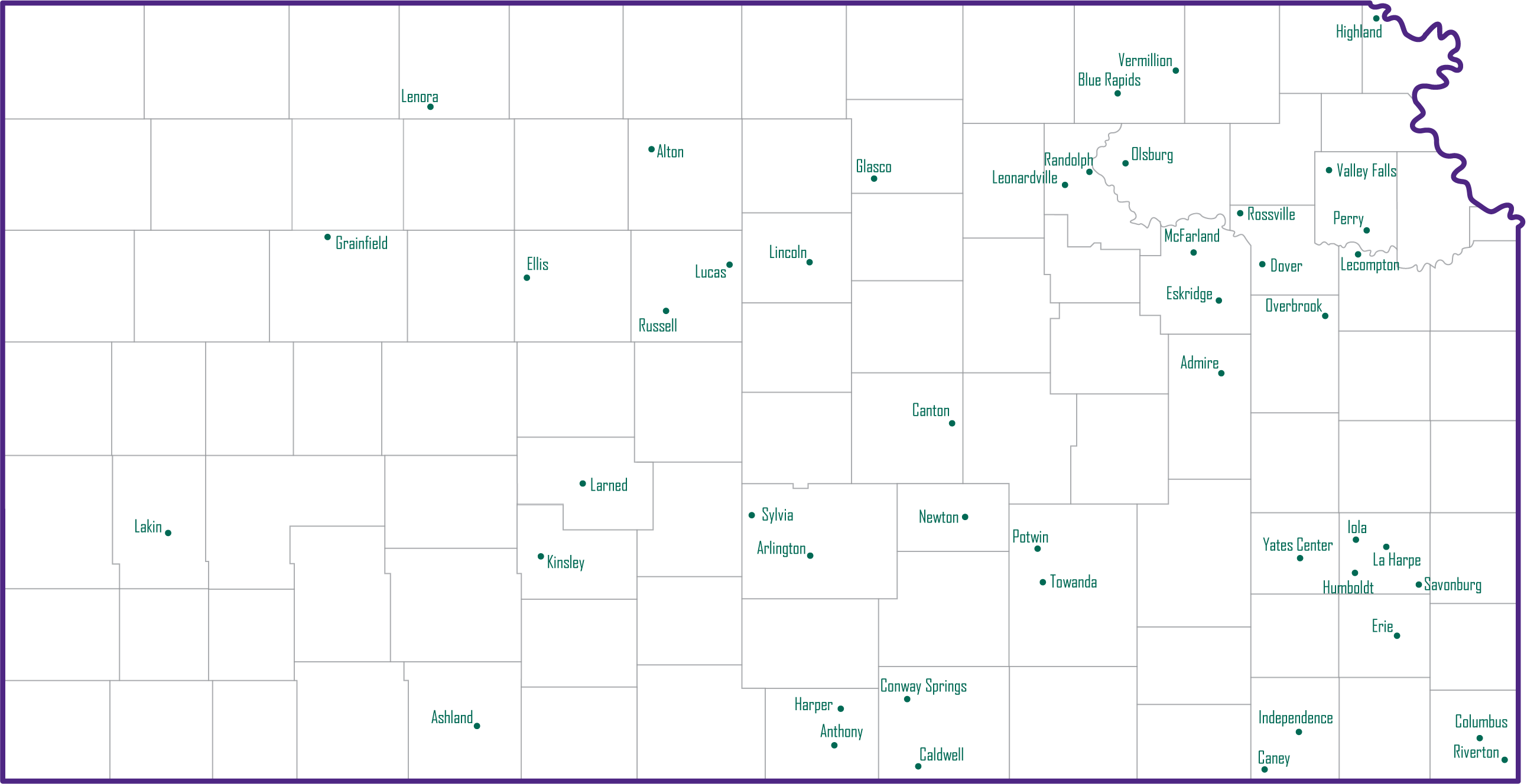 Current KCE Map